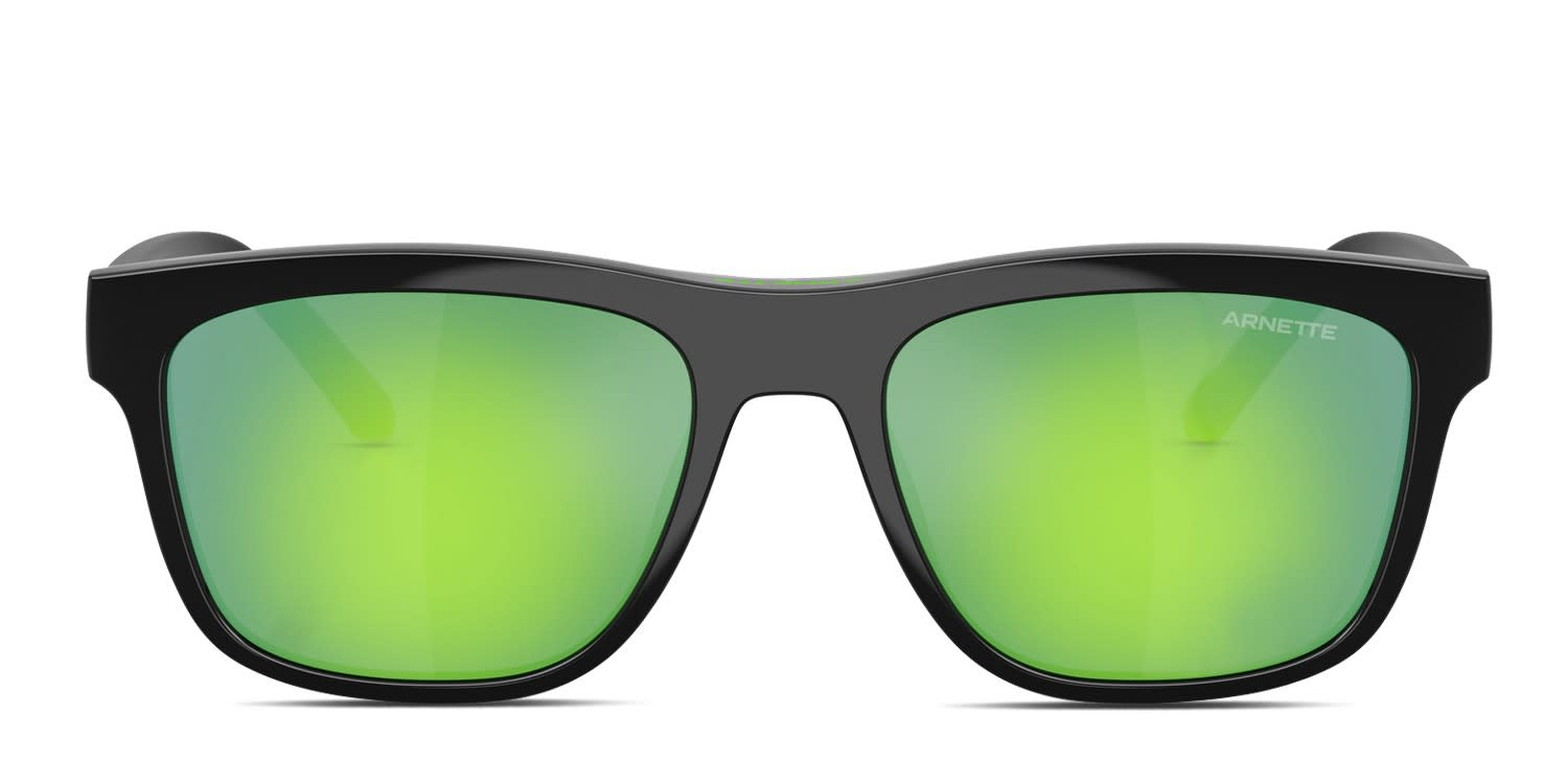 Arnette AN4347U Turbine w/Clip-On Black glasses - Black - Frontal View