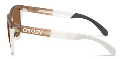 Oakley OO9284 Frogskins Range Beige, White, Bronze glasses - Beige / White / Bronze - Side View
