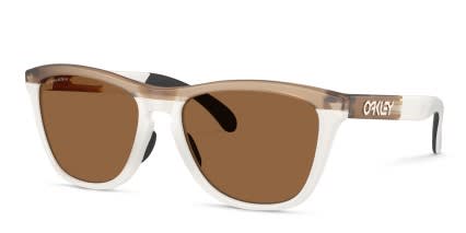 Oakley OO9284 Frogskins Range Beige, White, Bronze glasses - Beige / White / Bronze - Angle View