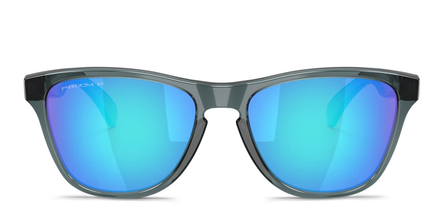 Oakley OO9508 Frogskins S clear , black frame with PRIZM sapphire