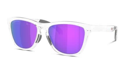 Oakley OO9503 Frogskins Range Xl Clear, Purple glasses - Clear / Purple - Angle View