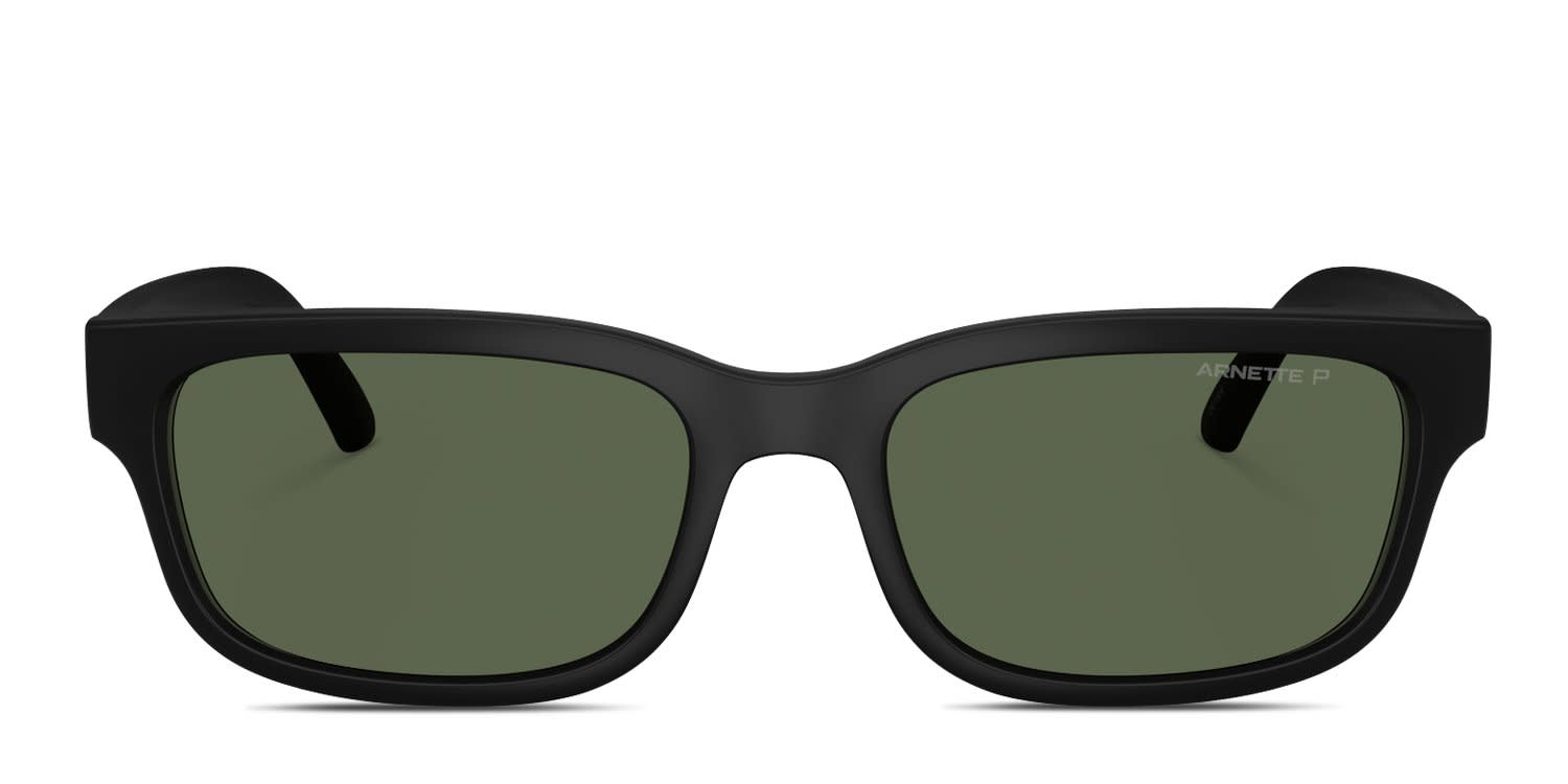 Arnette AN4363 Defyer Black, Green glasses - Black / Green - Frontal View