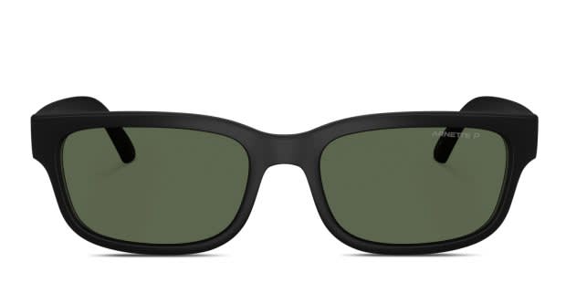 Arnette AN4363 Defyer black frame with dark green polarized lenses