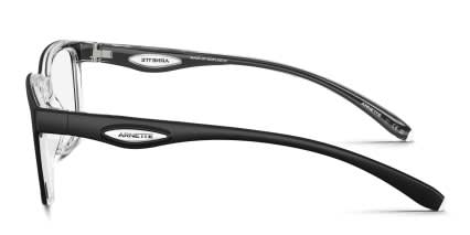 Arnette AN7284 Steek Black, Clear glasses - Black / Clear - Side View