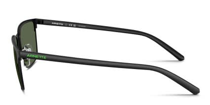 Arnette AN3094 Hampere Black, Green glasses - Black / Green - Side View