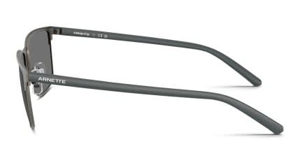 Arnette AN3094 Hampere Gunmetal, Gray, Silver glasses - Gunmetal / Gray / Silver - Side View