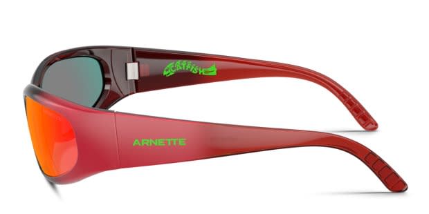 Arnette AN4302 Catfish orange , clear , red frame with grey