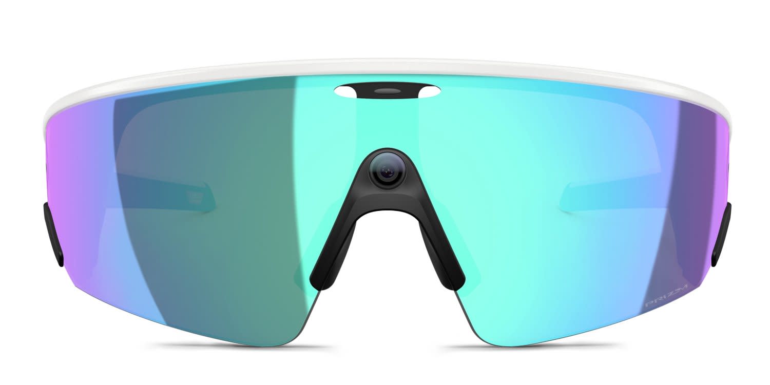Oakley OO4141 Whisker Prizm Silver, Blue Prescription Sunglasses