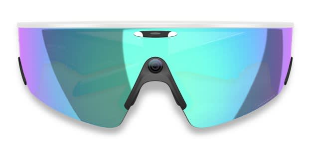 Oakley Meta OW8001 Vanguard AI Glasses Prizm White, Blue
