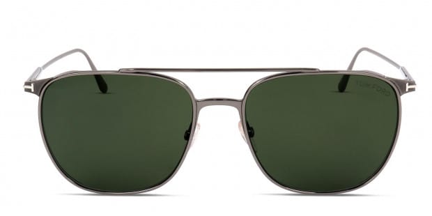 Tom Ford TF0692 Kip Gunmetal/Green Sunglasses Sunglasses