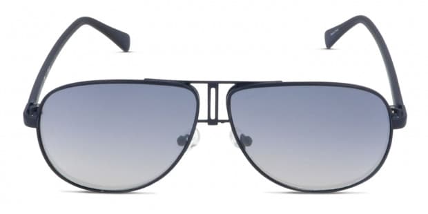 Guess GG2148 blue frame with blu mirrored lenses. Lenses provide 100 UV protection