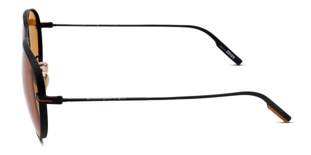 Ermenegildo Zegna EZ0129-F Matte Black Prescription Sunglasses
