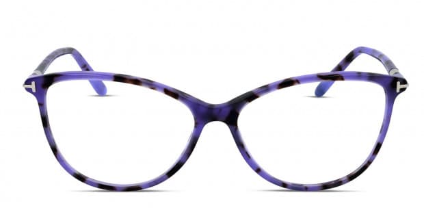 Tom Ford TF5616 B Purple Tortoise Prescription Eyeglasses