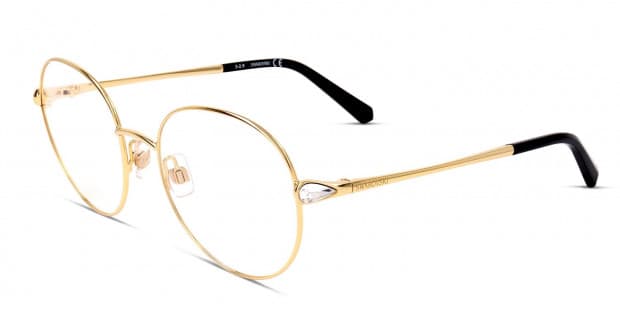 スワロフスキー　デコミラー Swarovski SK5311 083 Purple Cat Eye Plastic Eyeglasses Frame
