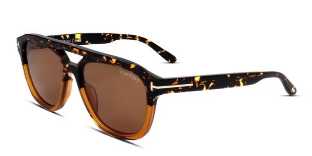 Tom Ford TF0776 Gerrard Tortoise, Brown Prescription Sunglasses