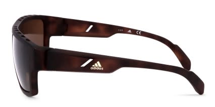 Adidas SP0008 Brown, Tortoise glasses - Brown / Tortoise - Side View
