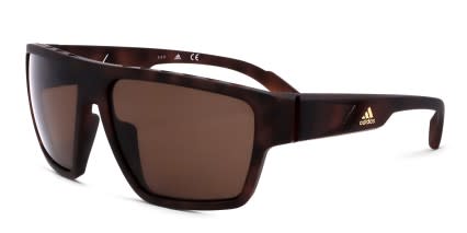Adidas SP0008 Brown, Tortoise glasses - Brown / Tortoise - Angle View