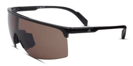 Adidas SP0005 Black, Brown glasses - Black / Brown - Angle View