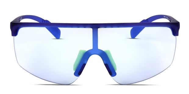 adidas スポーツサングラス ブルー Adidas Golf Men's SP0067 Full Rim Sport Sunglasses - GolfEtail.com