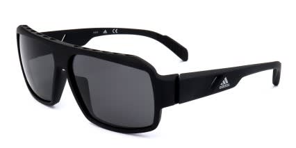 Adidas SP0026 Matte Black glasses - Matte Black - Angle View