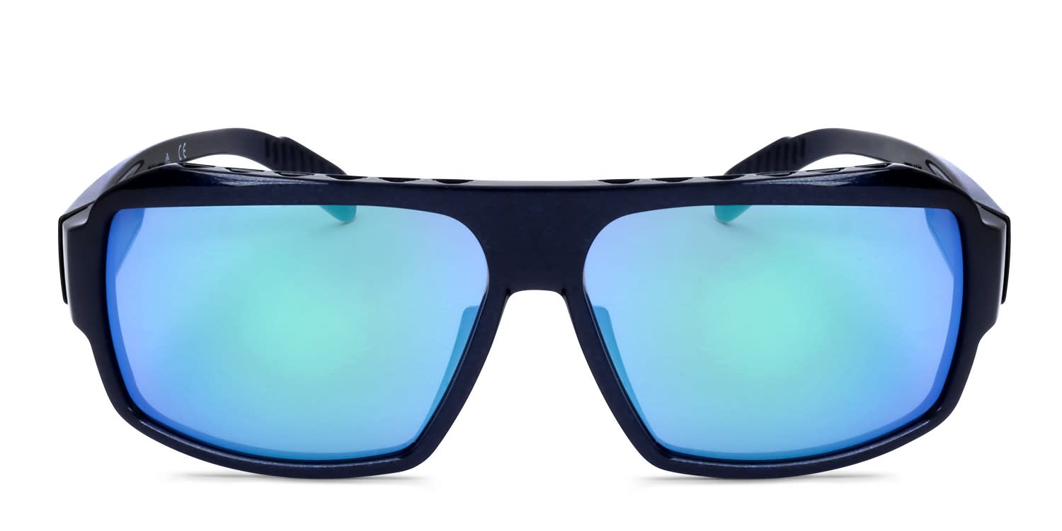 Adidas SP0026 Blue glasses - Blue - Frontal View