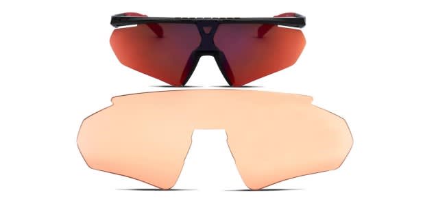 サングラス Adidas Orange Mirror Round Sunglasses OR0025 02U Adidas Shield Sport w/ Mirror Lens – Eyedictive