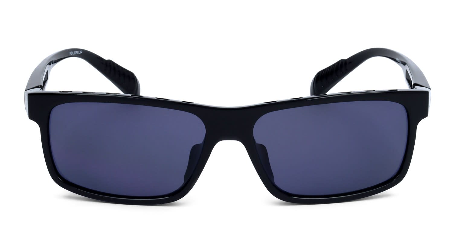 Adidas SP0023-F Shiny Black glasses - Shiny Black - Frontal View