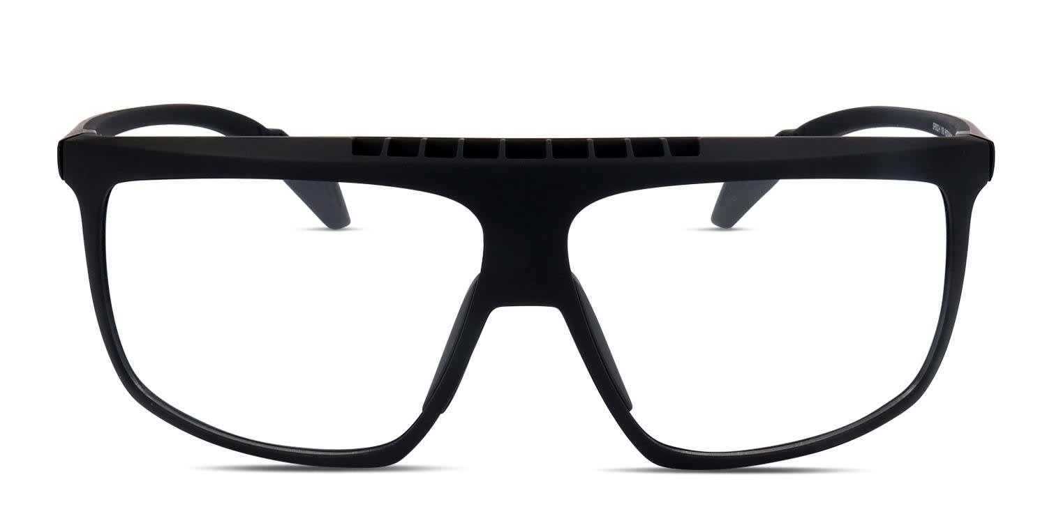 Adidas SP0032-H Shiny Black glasses - Black - Frontal View