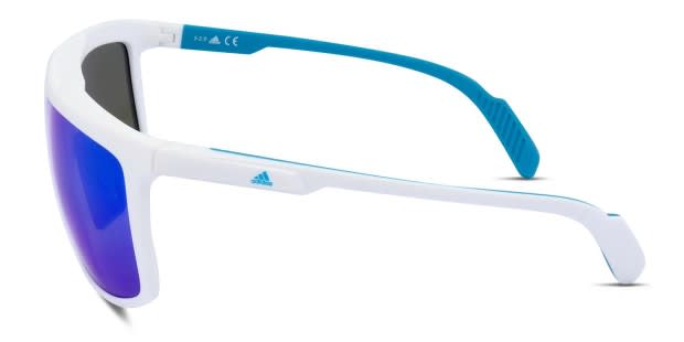 Adidas SP0032 H Men Sunglasses White Mirrored