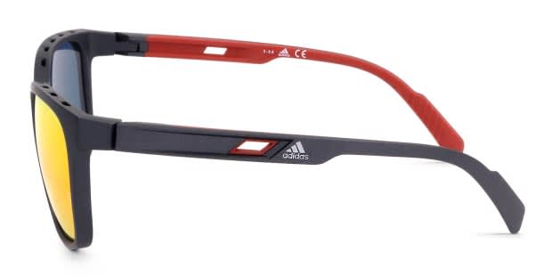 Adidas SP0033 Black, Red Prescription Sunglasses