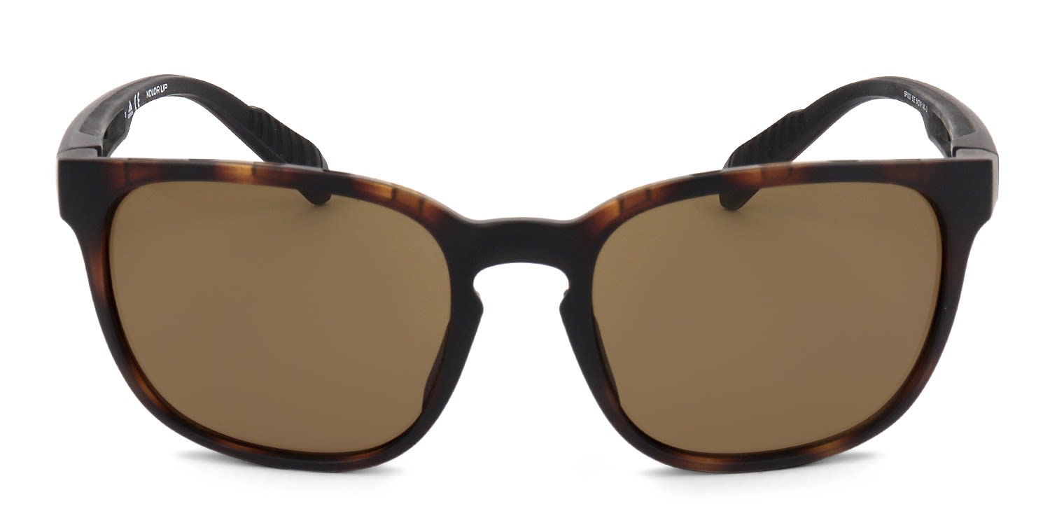 Adidas SP0033 Brown, Tortoise glasses - Brown / Tortoise - Frontal View