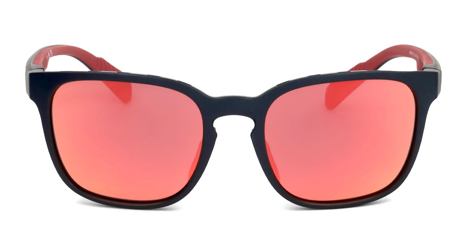 Adidas SP0033-F Black, Red Prescription Sunglasses