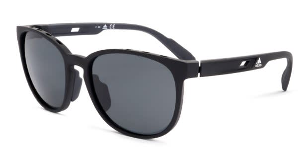 Adidas SP0036 Matte Black Prescription Sunglasses