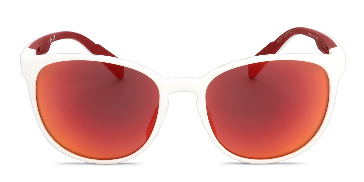 Adidas SP0036 White glasses - White - Frontal View