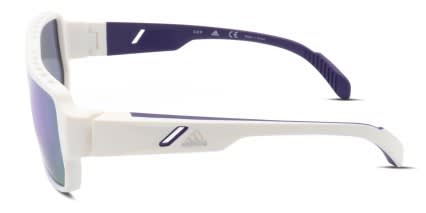 Adidas SP0038 White, Purple glasses - White / Purple - Side View