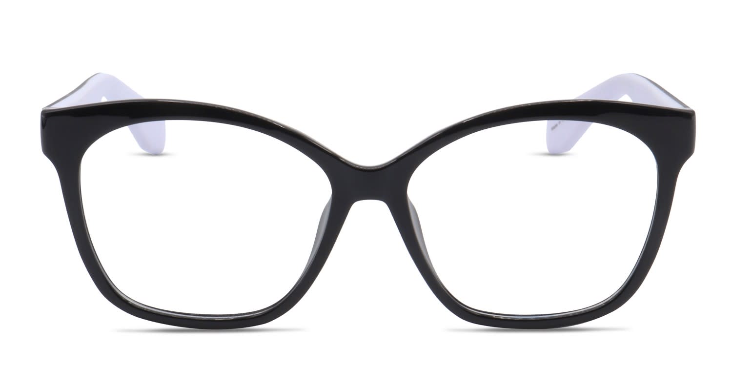 Muse X Hilary Duff Zora Shiny Black Eyeglasses | Includes FREE Rx