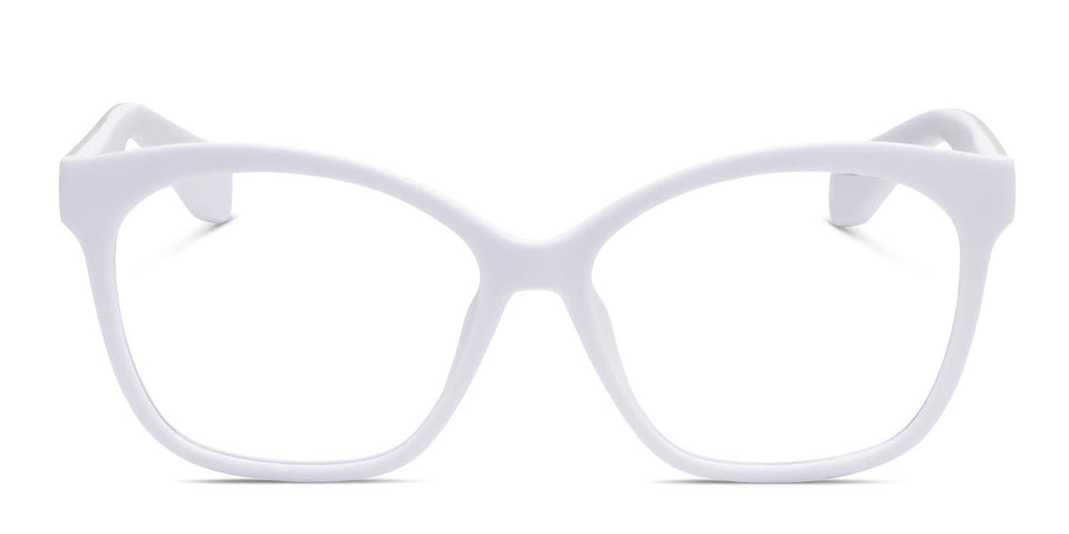 Adidas White Plastic Glasses  (Frames) Adidas Glasses 0R5077-V 026 main image 4