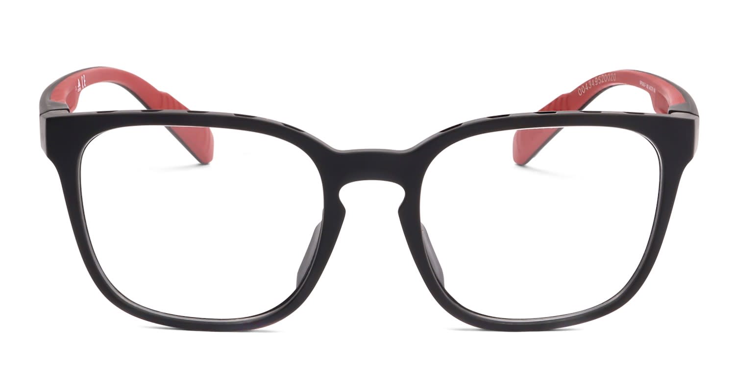 Adidas SP5006-F Black glasses - Black - Frontal View