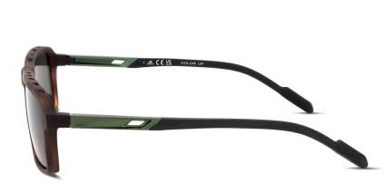 Adidas SP0049 Brown, Tortoise glasses - Brown / Tortoise - Side View