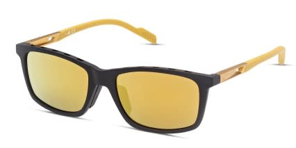 Adidas SP0052 Black, Yellow glasses - Black / Yellow - Angle View