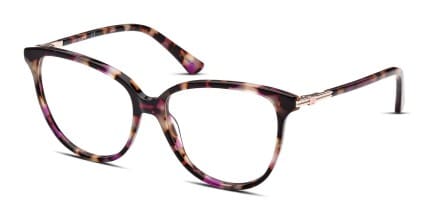 Guess GU2905 Tortoise, Purple glasses - Tortoise / Purple - Angle View