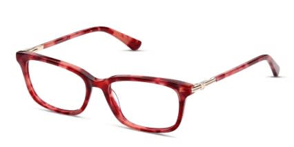 Guess GU2907 Red, Tortoise glasses - Red / Tortoise - Angle View