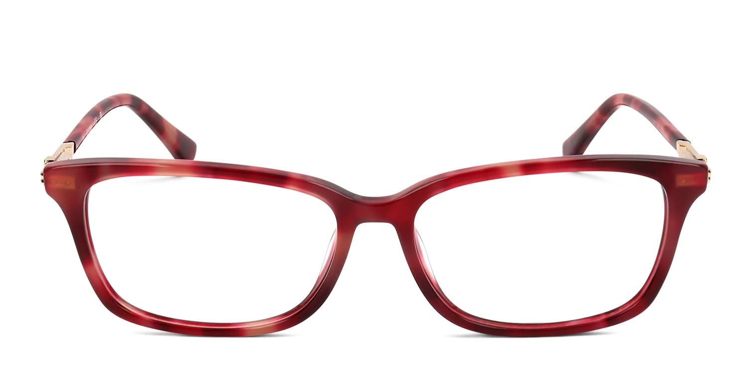 Guess GU2907 Red, Tortoise glasses - Red / Tortoise - Frontal View
