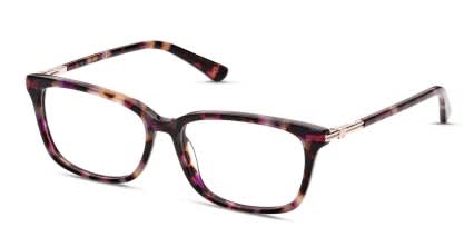 Guess GU2907 Tortoise, Purple glasses - Tortoise / Purple - Angle View