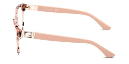 Guess GU2909 Pink, Tortoise glasses - Pink / Tortoise - Side View