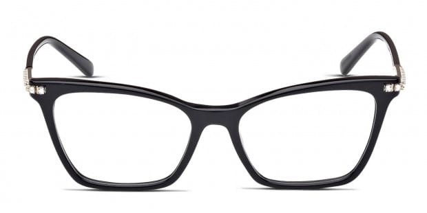 Swarovski SK5471 Shiny Black Prescription Eyeglasses