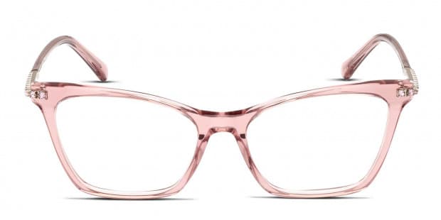 Swarovski SK5471 Pink/Clear Prescription Eyeglasses