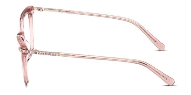 Swarovski SK5471 Pink/Clear Prescription Eyeglasses