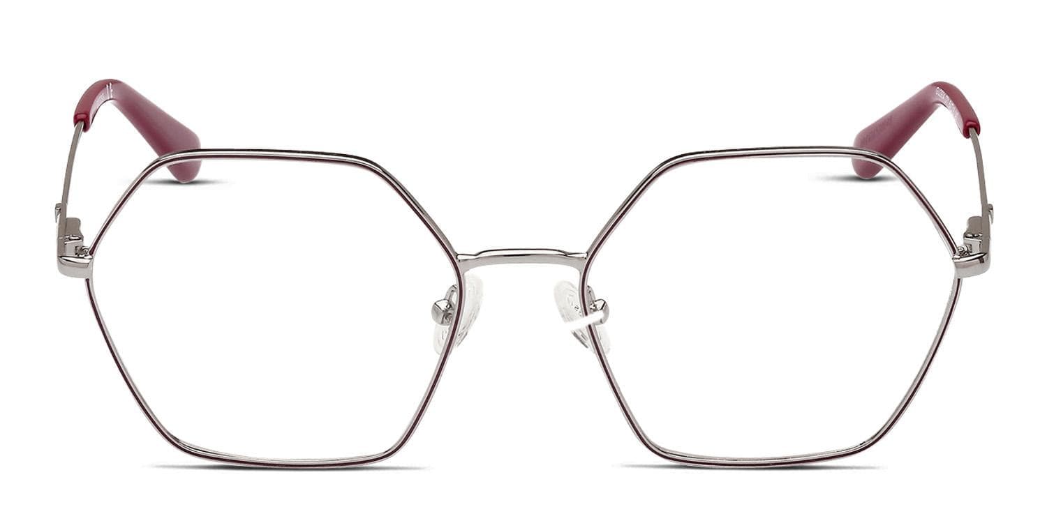Guess GU2934 Red, Silver glasses - Red / Silver - Frontal View