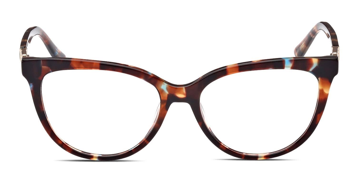 Guess GU2942 Tortoise, Blue glasses - Tortoise / Blue - Frontal View
